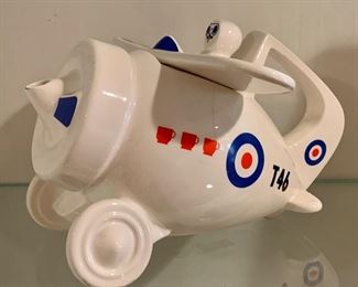 Ceramic airplane teapot, Japan: $14