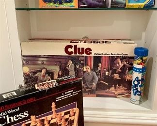 Lot of games including Monopoly, Clue, Chess, Mind Trap, etc.: $25