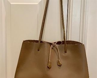 Leather Shoulder Bag: $28