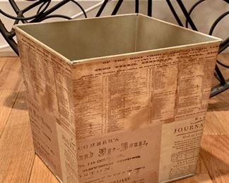 Newspaper Trash Can: $5