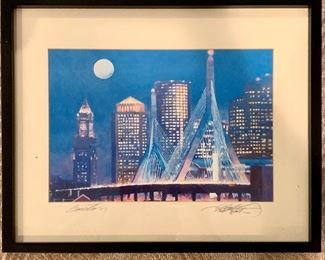 Item 81:  Zakim Bridge (Watercolor): $100