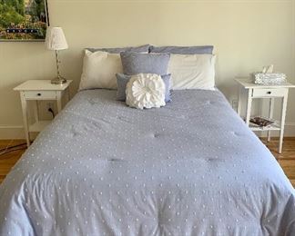 Item 110: Full Sized Bed with Linens: $225