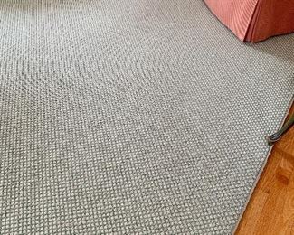 Item 45: Carpet, fresh green and white,  156" x 132": $525