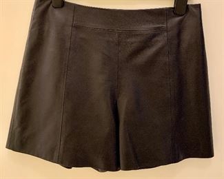 Leather hot pants, Why Not?! - size 6 - Per Se by Carlisle: $24