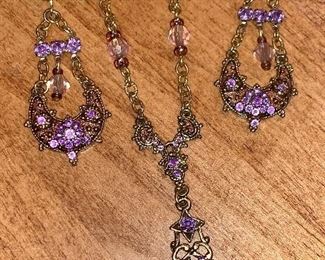 Necklace and Earrings: $14