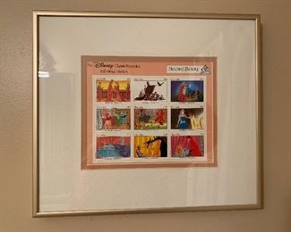 Disney Classic Fairytales Postage Stamps Sleeping Beauty. $75