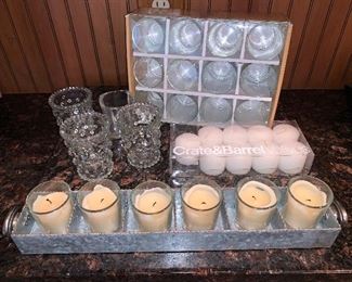 Votive set $30 for everything pictured