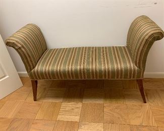 Upholstered bench in great condition.  19"x50"x31" -m Price $250