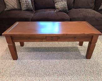 Game table coffee table in great condition.  20"x4'x18" - Price $250