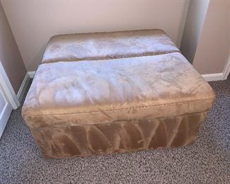 Hide-a-bed ottoman in great condition.  Twin size bed.  40"x40"18" - Price $195