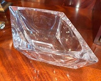 Cristal De Sevres bowl 11.5"x4.5" - $50