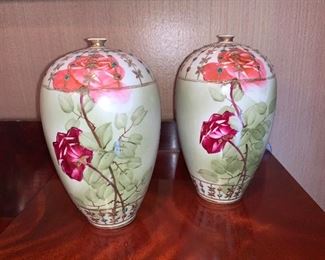 Pair of vintage Asian jars in great condition.  Pair $95