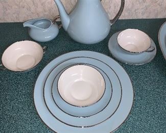 (12) of each - dinner, salad, dessert, small bowl, soup bowl, cup & saucer = 72 pieces.  Entire set $395