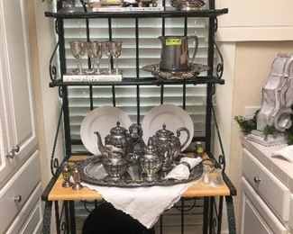 Beautiful collection of sterling and Silverplate-Reed & Barton, Tiffany & Co., JLR (Juvenile Lopez Reyers), Sheffield, Rogers, Wallace, and Lunt.