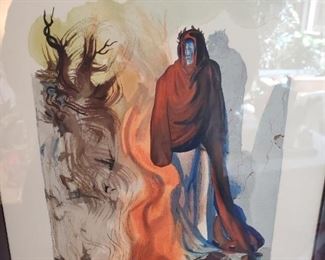 Salvador Dali lithograph #1 $600