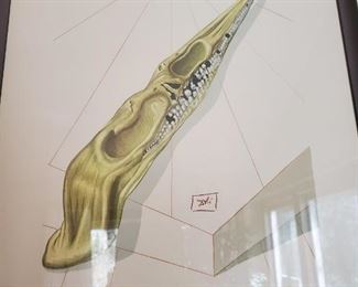 Salvador Dali lithograph #3 $600