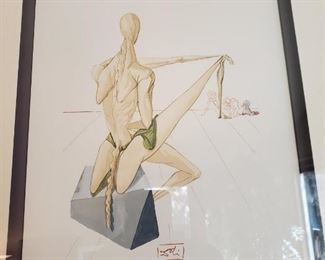 Salvador Dali lithograph #2 $600