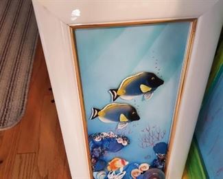 Shell marine fish art $15