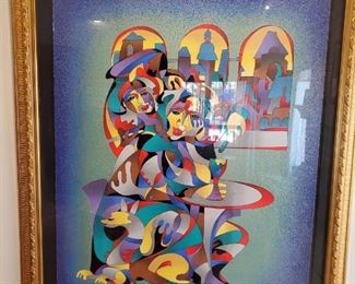 Anatole krasnyansky watercolor $2,100