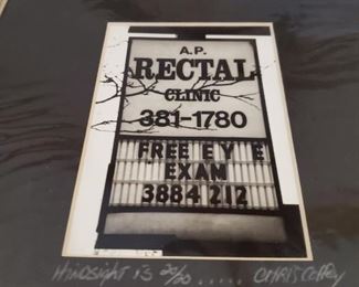 Chris Coffey rectal Clinic 20/20 $30