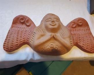 Mexican Pottery Angel $15