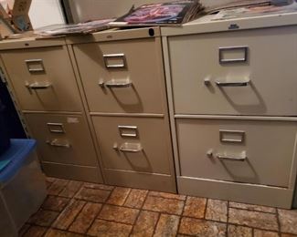 3 filing cabinets $40 each