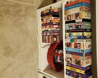 VHS movies whole shelf $10