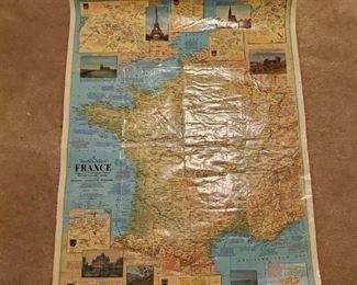 Tour of France map $12