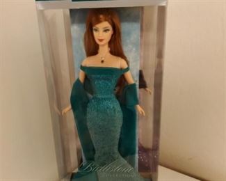May Emerald Barbie doll $30