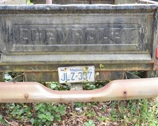 1955 - Chevrolet 3100 Truck, V8. Rebuilt Engine. Needs New Truck Bed, Some Rust. Great for Full Restoration Project, or Rusty Preservation Project.   