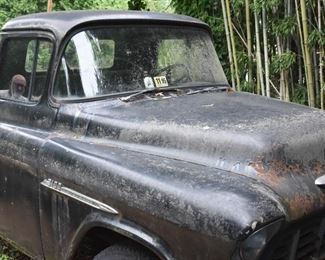 1955 - Chevrolet 3100 Truck, V8. Rebuilt Engine. Needs New Truck Bed, Some Rust. Great for Full Restoration Project, or Rusty Preservation Project.   