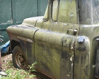 1955 - Chevrolet 3100 Truck, V8. Rebuilt Engine. Needs New Truck Bed, Some Rust. Great for Full Restoration Project, or Rusty Preservation Project.   