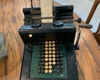 Antique Burroughs Adding Machine $148 Item#63