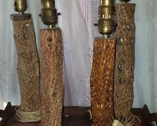 Wood Lamps =$10.00 each For Pick up Appointment  Please call or text 760-662-7662