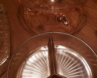 Pink glass $1each  For Pick up Appointment  Please call or text 760-662-7662