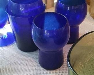 Vintage Blue Glasses 3 =$8.00