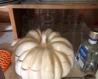 Pumpkin Soup Bowl with Spoon