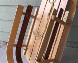L.L Bean Wooden Pull Sled https://ctbids.com/#!/description/share/405172