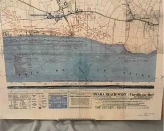 Military Map Reproduction Omaha Beach West https://ctbids.com/#!/description/share/405092