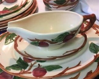 Franciscan Earthenware ''Apple'' Set ~ https://ctbids.com/#!/description/share/405211