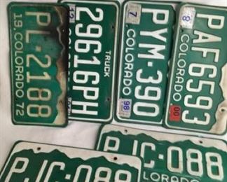 Six Green Vintage COLO. Plates https://ctbids.com/#!/description/share/405214