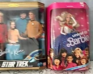 Mattel UNICEF Barbie and Star Trek Barbie and Ken https://ctbids.com/#!/description/share/405108