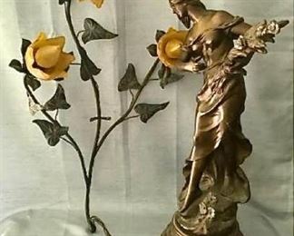 Auguste Moreau Bronze Statue ''Reine de Pres'' https://ctbids.com/#!/description/share/405075