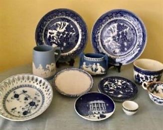 Vintage Blue Decor - semi china, jasper ware and more https://ctbids.com/#!/description/share/405184