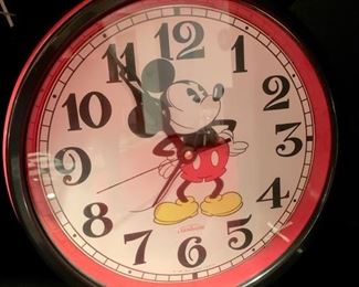 21. Sunbeam Mickey Mouse Alarm Clock model 883-100 (14'' x 18'')	 $ 15.00 