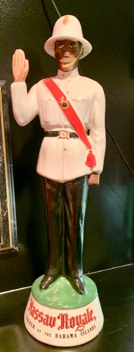 30. Nassau Royale Vintage Bahamas Policeman Decanter (18'')	 $ 180.00 