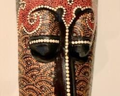 60. Painted Mask (19'') $ 20.00