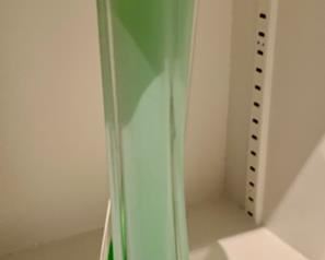 63. Green & White Tulip Vase (12'') $ 18.00