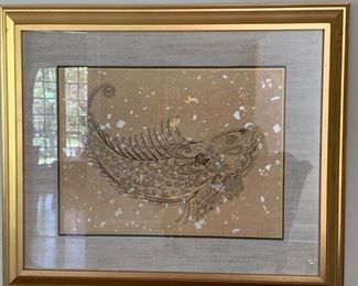 86. Pair of Signed Lithographs "Amethyst & Sapphire" by Jardine (38'' x 32'') $ 600.00