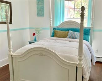 131. Young Americana 4 Poster Full Bed w/ 2 Storage Drawers $ 700.00